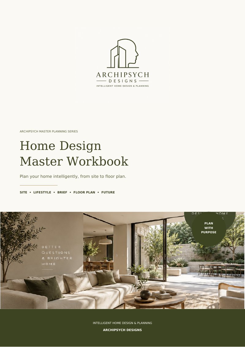 Home Design Master Workbook e-book cover